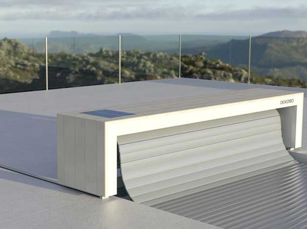 cubierta automatica de persiana ibiza solar fotovoltaica